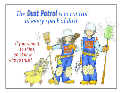 Bill Buczinsky's poetic graphic of The Dust Patrol 