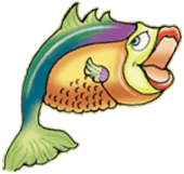 Bill Buczinsky's poetic graphic of a smiling fish