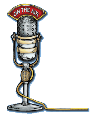Bill Buczinsky's poetic graphic of a Radio Poetry mic